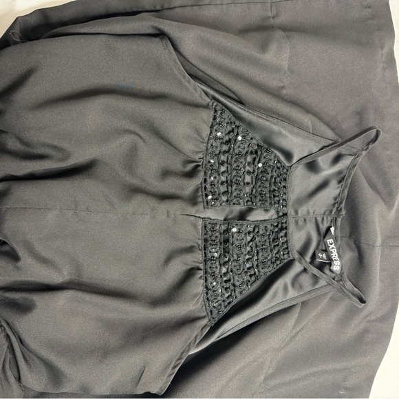 Express Black Sleeveless Dress - Picture 3 of 5